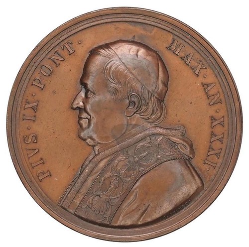 Medaglia pio ix - medaglia, (1846-1870)