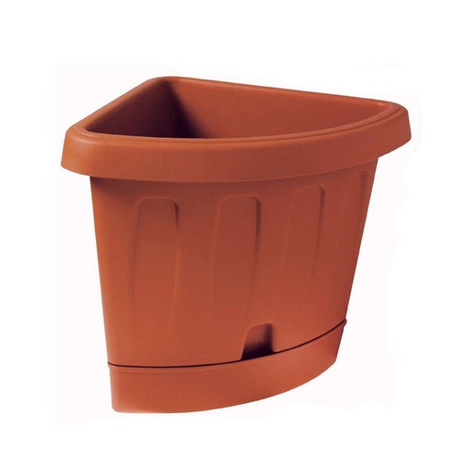 Vaso angololare resina - vaso, in