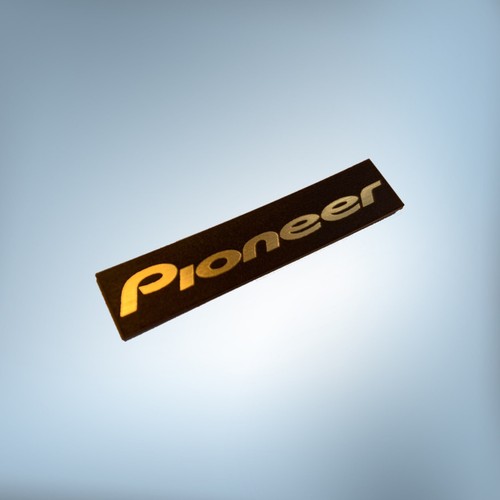 Pioneer 50x10mm badge emblem - badge,