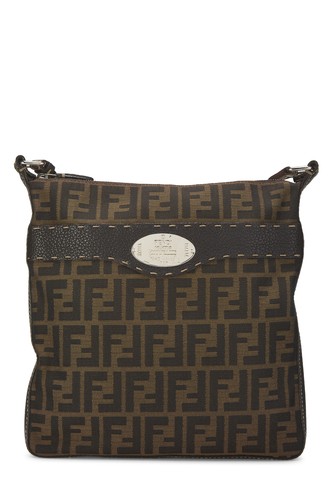 Fendi brown zucca canvas - brown,