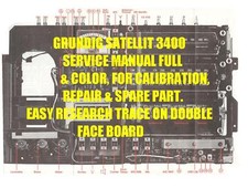 GRUNDIG SATELLIT 3400 SHORTWAVE SERVICE MANUAL
