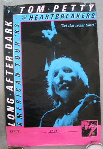 Poster vintage 1983 tom petty - vintage,