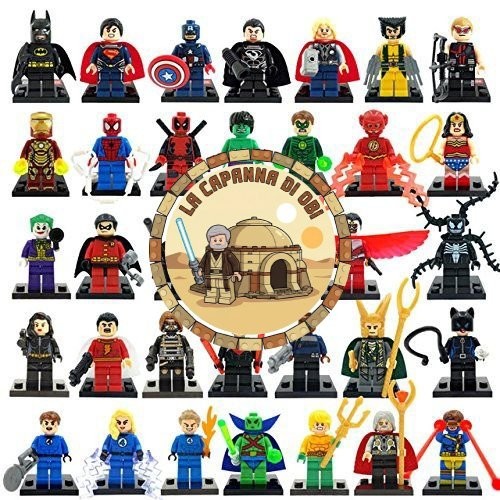 Lego marvel dc - &, minifigures