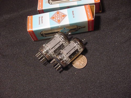 Coppia tubi telefunken 12ax7 - tubi,