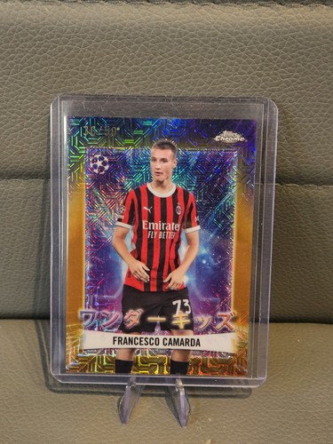 Topps chrome francesco - francesco, camarda