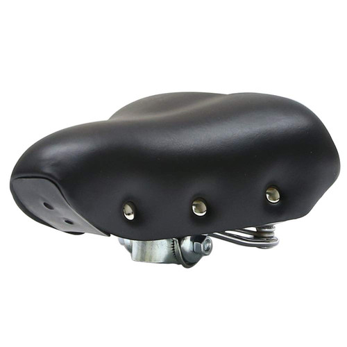 Sprung vintage bike saddle - vintage,