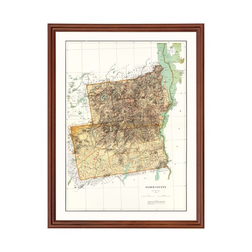 Vecchia mappa della - , di
