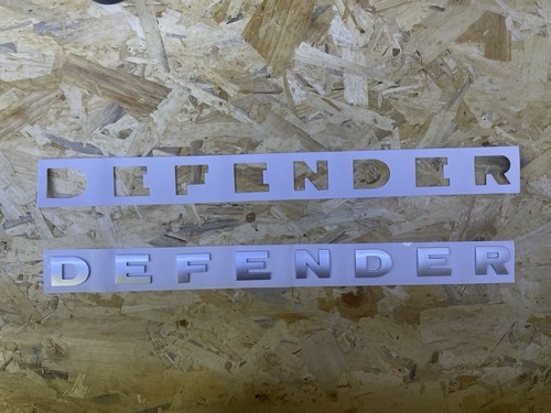 Defender scritta grigio - defender,