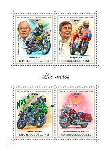 Francobolli moto mnh - mnh, 2018