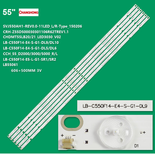 Kit barre strip - barre, led