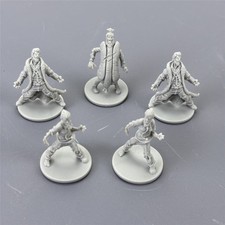 5x Zombies Miniatures