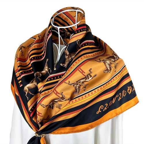 Sciarpa seta vintage hermes - seta,