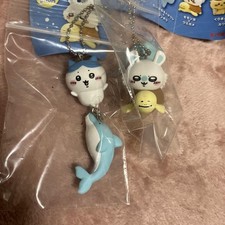 Set tartaruga marina Chiikawa figura acquario mascotte Hachiware delfino duo Momonga