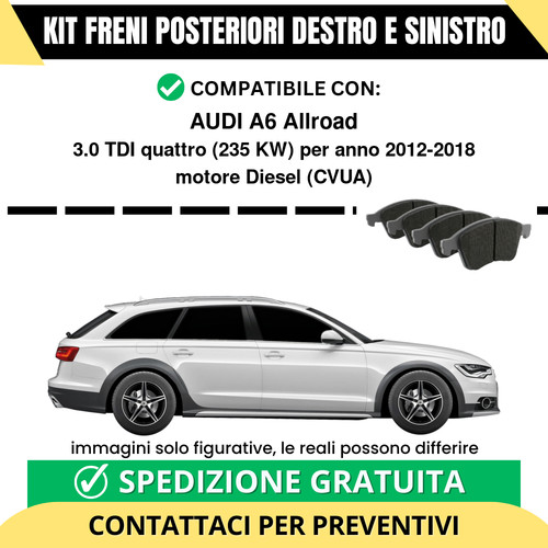 Pastiglie freno posteriori - pastiglie,
