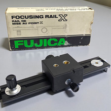 Fujica Focusing Rail X macrophoto compatible Auto Bellows X avec boîte origine