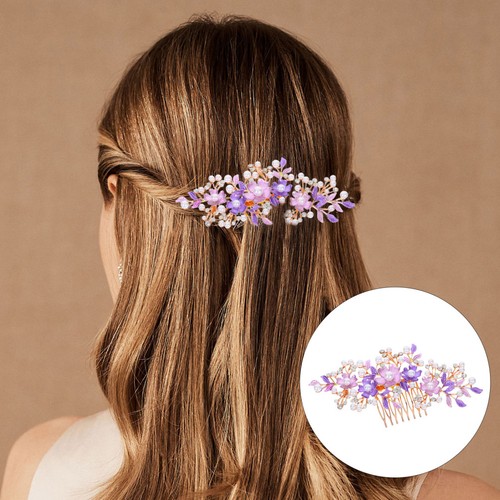 Pettine per capelli con perle - ,