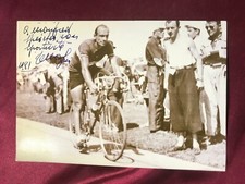 Autografo FIORENZO MAGNI (†2012)-Tour de France/Giro d'Italia-Ciclismo-Bianchi