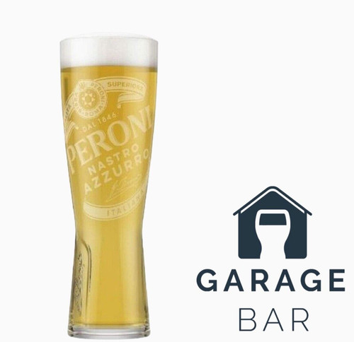 Single peroni beer glass pint - beer,
