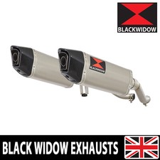 Kit Silenziatore Doppio Scarico GW 250 Inazuma 2012-2017 300mm Esagonale Carbonio SC30H