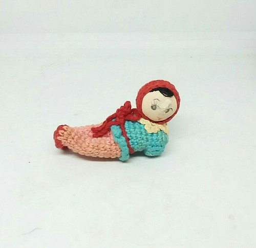 Bambola bambina vintage circa