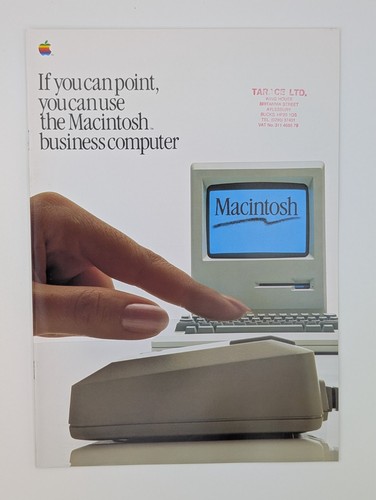 Brochure apple macintosh 1984 - macintosh,