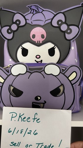 Mini zaino sanrio - kuromi, hello