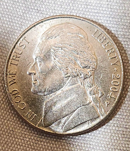 2004 jefferson nickel 5c - 2004-p,