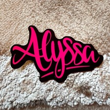 Confezione Adesivi Nome Neon