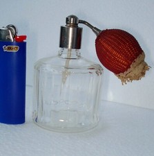 VAPORIZZATORE PROFUMO NEBULIZZATORE BARBIERE PARRUCCHIERE VETRO '50 VINTAGE