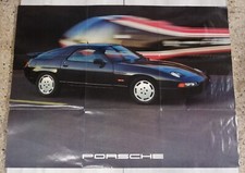 PORSCHE 928 S4 - POSTER BIFACCIALE - 102X76 CM - ITALY - ANNI 80