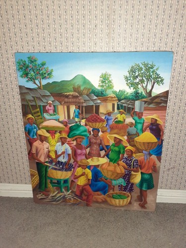 Quadro haitiano artista - haitiano, di