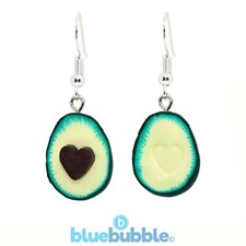 Orecchini cuore avocado - cuore,