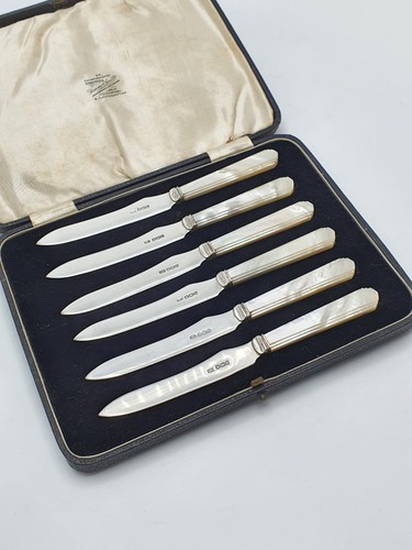 Art deco set sei coltelli - di,