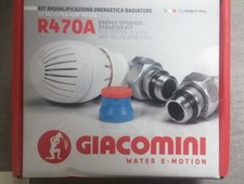 Kit riqualificazione energetica radiatori Valvole Termosifoni Giacomini 1/2" 