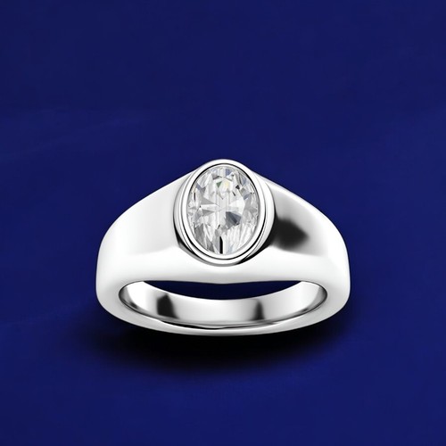 Anello uomo oro bianco - anello, da