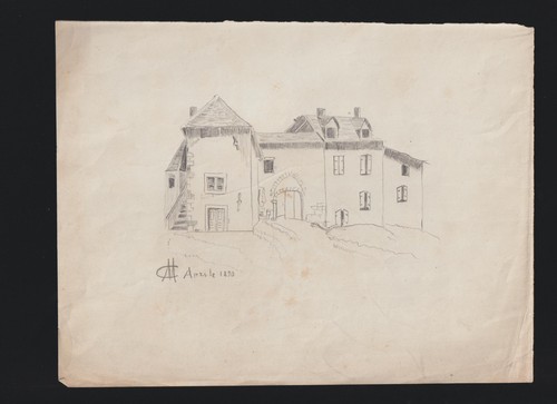 Disegno matita firmato siglato - matita,