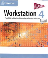 VMWARE Workstation ver 4.5 for Windows, no box, on white media CD-R with Serial