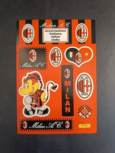 Adesivi ufficiali milan c - adesivi,