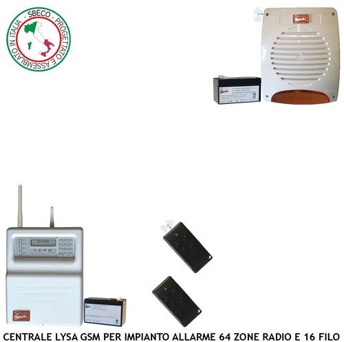 Centrale allarme 100 zone - centrale,