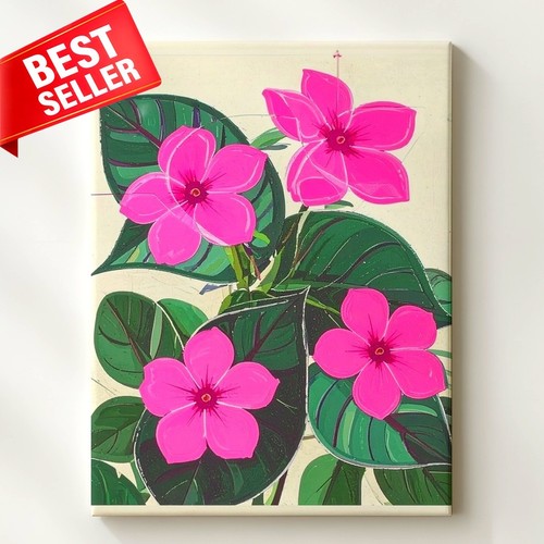 Tela wall art fiori - fiori, moderni