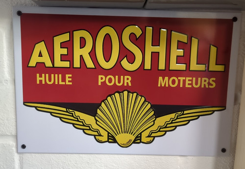 New french aeroshell shell oil - new,