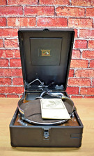 HMV “His Master’s Voice” Model 102 Portable Gramophone Used TLC