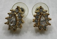 18KGP 15mm Post Earrings. Made