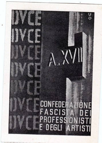 Tessera fascista - tessera,