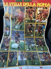 MEGA POSTER RARO CALCIO ROMA