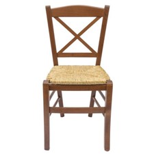 Sedia Venezia Croce Paglia