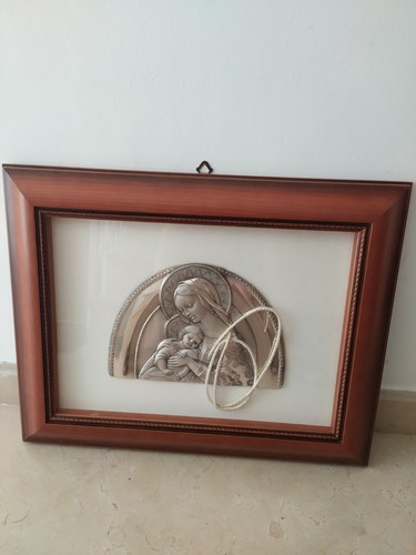 Quadro capezzale madonna - capezzale, con