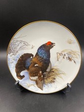 Piatto decorativo muro parete soprammobile Uccello fagiano Haviland Limoges