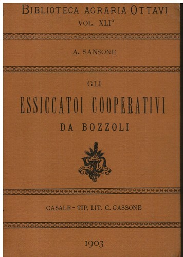 Gli essiccatoi cooperativi - , da