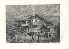 Stampa antica montagna ZERMATT